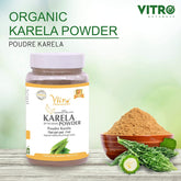Vitro Naturals Organic Karela Powder 100 g | Pack of 2 | Supports Healthy Blood Sugar Levels